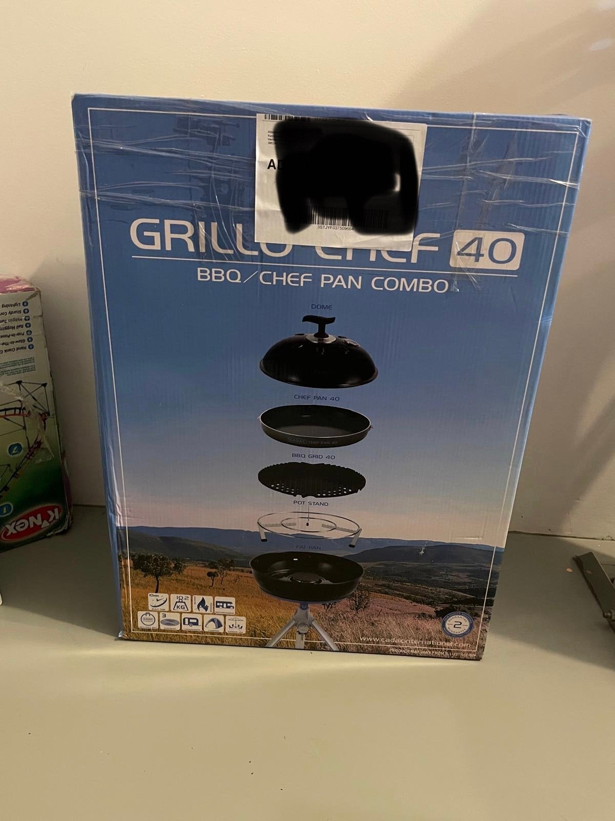 Cadac Grillo Chef 40 BBQ/Chef Pan Combo + accessoires, Ophalen, Nieuw