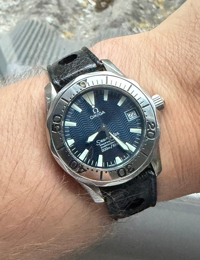 Omega Seamaster 2554.80 – Jacques Mayol 1999, Ophalen of Verzenden, Zo goed als nieuw, Staal, Omega