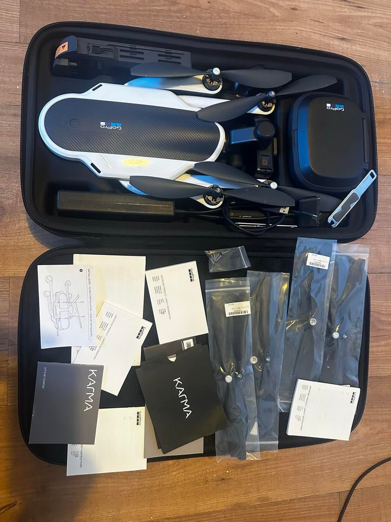 GoPro Karma drone set Hero 6 Black + gimbal, 2 accu's etc., 30 tot 45 minuten, Cameradrone, Overige merken, Ophalen of Verzenden