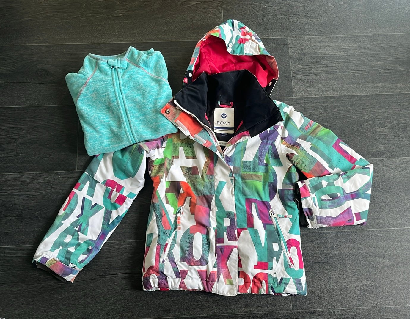 Roxy skijas maat 152 + ski pully maat 152, Ophalen, Gebruikt, Kleding, Overige merken