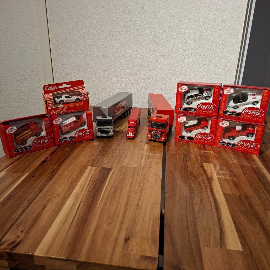 Coca-Cola verzameling: miniatuurvoertuigen en vrachtwagens, Ophalen of Verzenden, Zo goed als nieuw, Overige typen