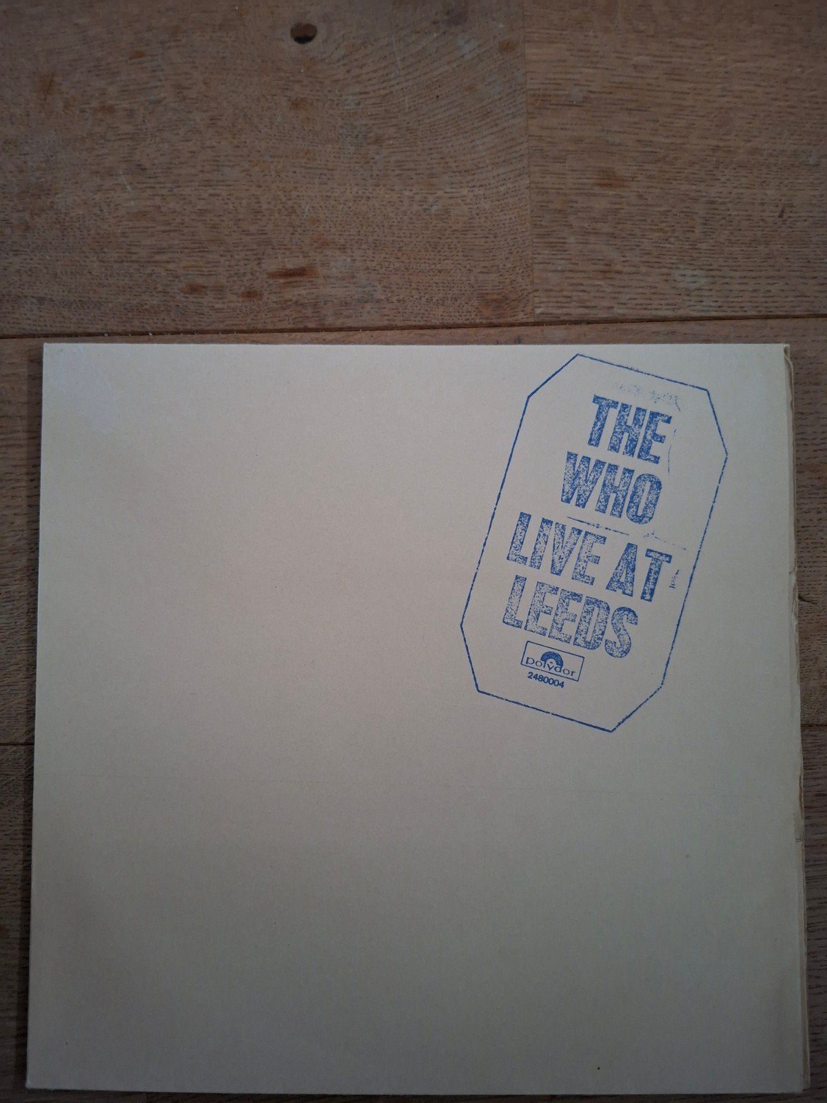 The Who - Live At Leeds (Originele Persing, Made in Germany), Gebruikt, Inclusief poster, Ophalen of Verzenden, 12 inch