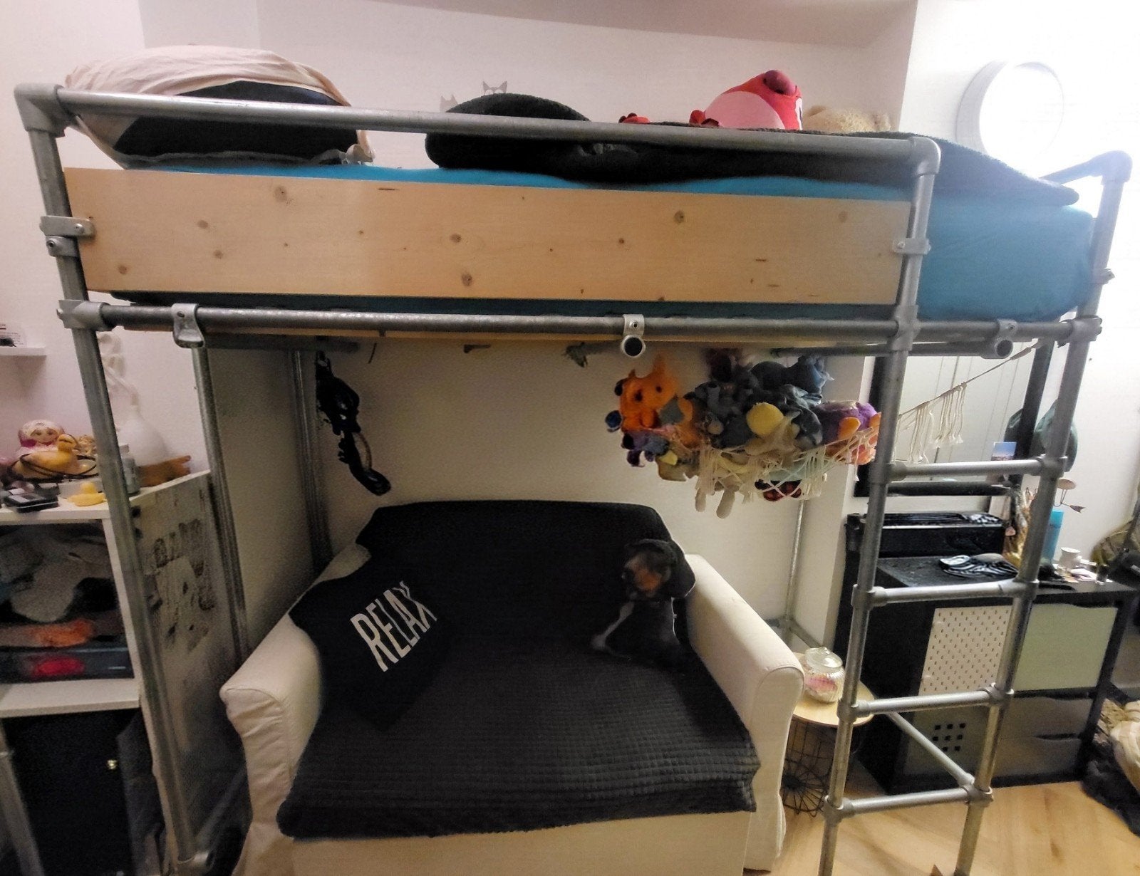 Hoogslaper steigerbuizen en steigerhout, Ophalen, Gebruikt, Hoogslaper