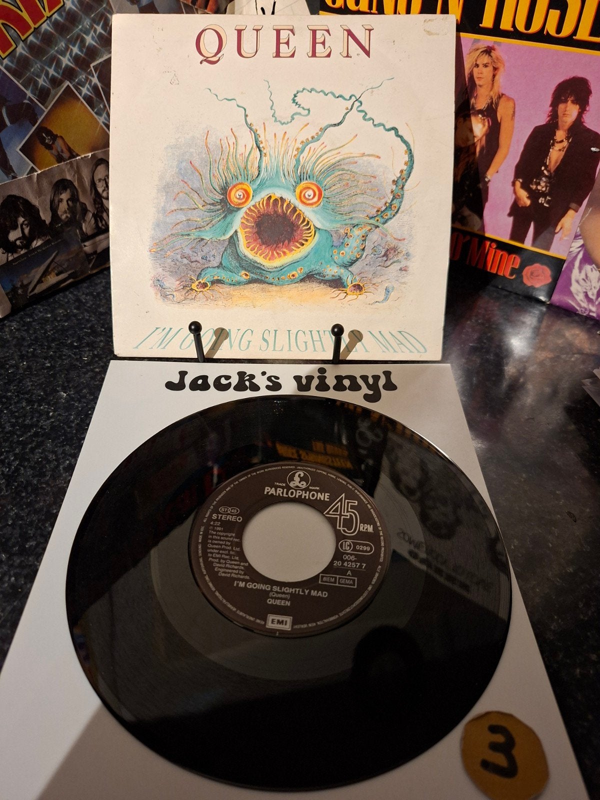 Queen - I'm Going Slightly Mad 7 inch vinyl single 1991/3, Gebruikt, 7 inch, Ophalen of Verzenden, Fotohoes