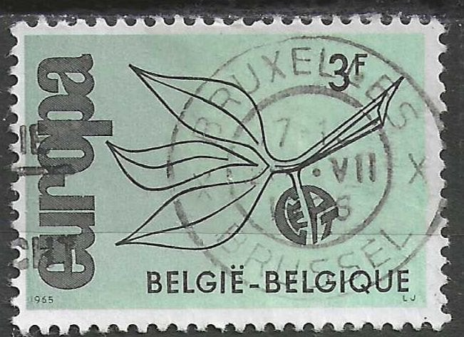 Belgie 1965 - Yvert/OBP 1343 - Europa - 3,50 f. (ST), Verzenden, Gestempeld, Europa