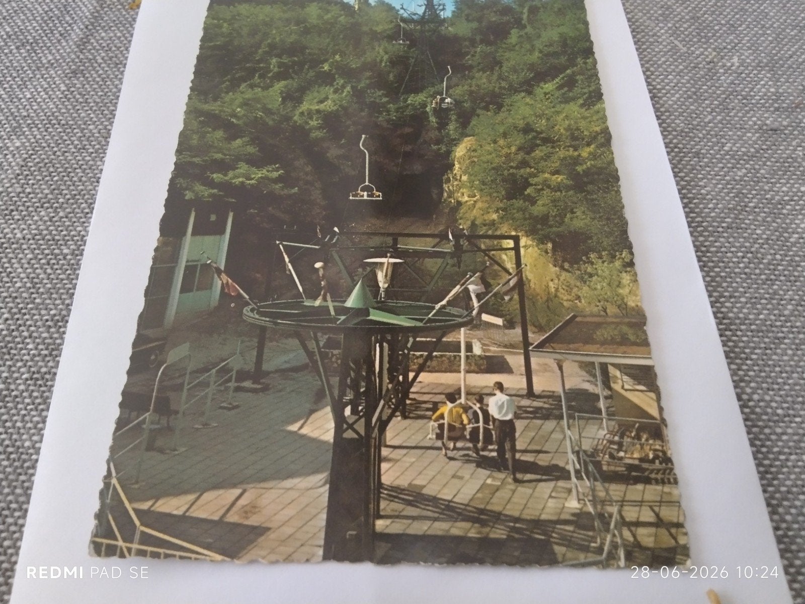 Oude Ansichtkaart Valkenburg Kabelbaan met Uitzichttoren, Ophalen of Verzenden, 1960 tot 1980, Gelopen, Limburg