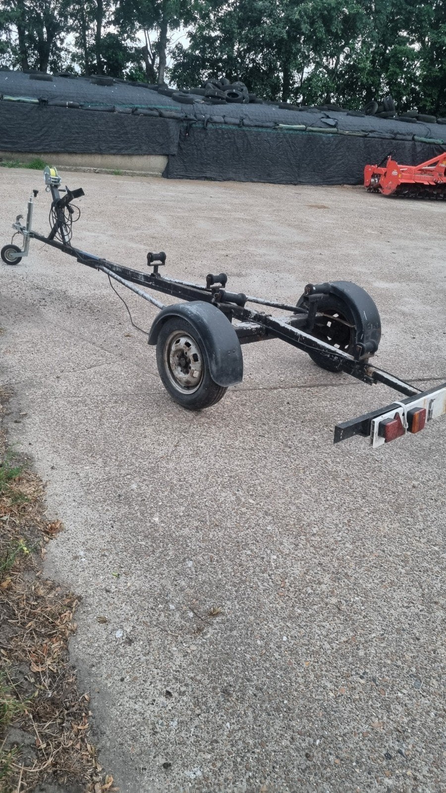 Boottrailer voor diverse boten tot 4.5meter, Watersport en Boten, Boottrailers, Ophalen, Minder dan 1500 kg, Gebruikt, Overige typen