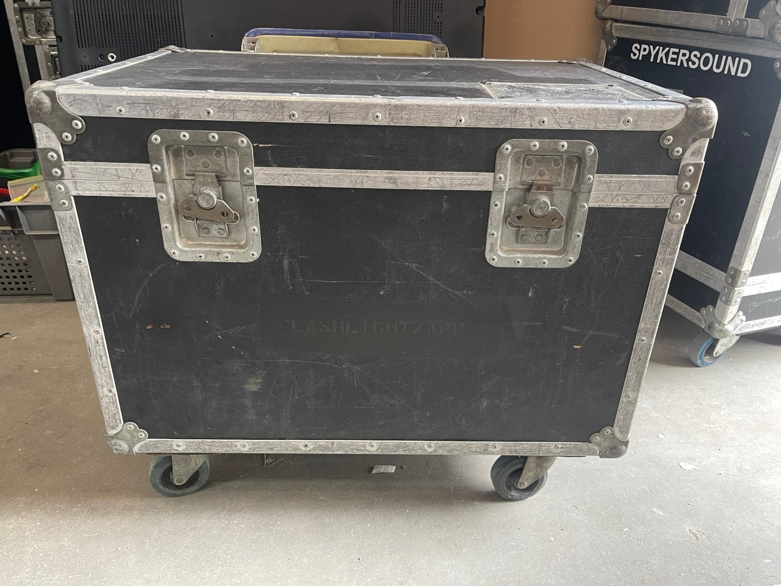 Kabelcase / Flightcase 80x50cm 44+9cm Hoog + Wheels Klapdeks, Ophalen, Gebruikt, Overige instrumenten, Flightcase