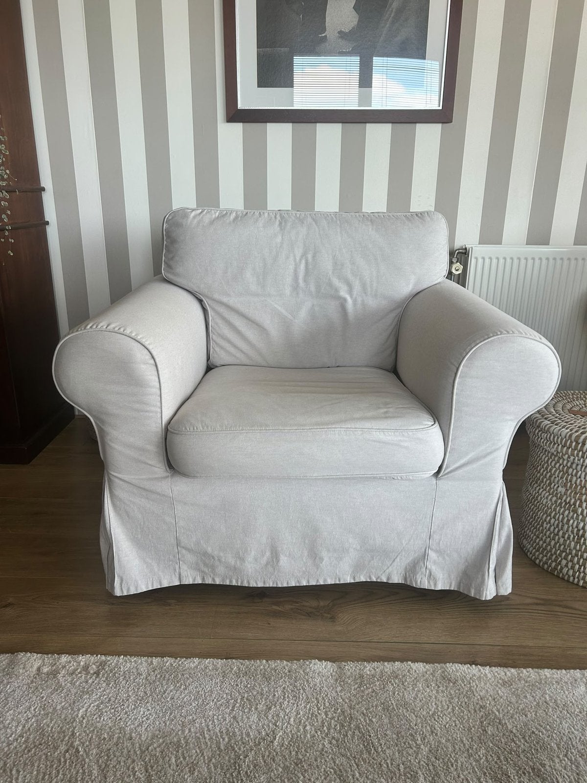Ektorp stoel Ikea - 2 stuks, Ophalen, Gebruikt, 75 tot 100 cm, 50 tot 75 cm