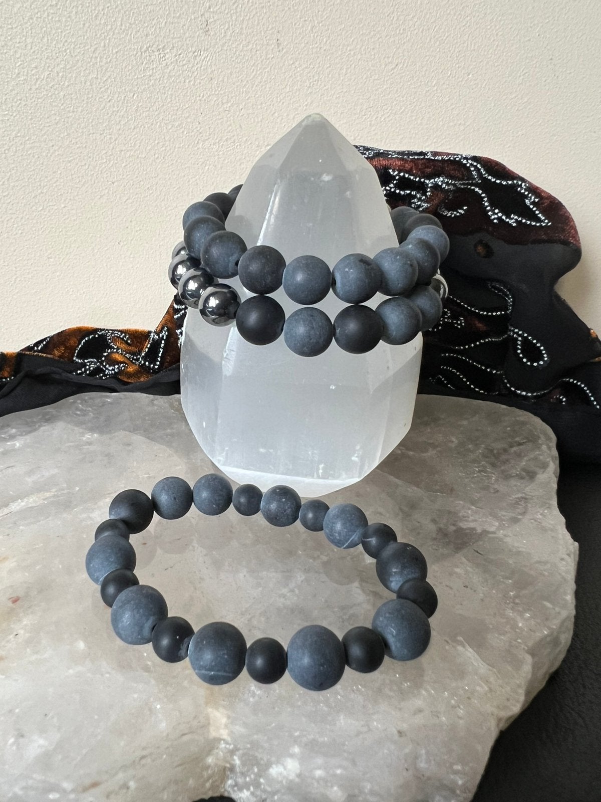 Bianstone teraherz healing hoge trilling uniek magie, Ophalen of Verzenden, Nieuw, Zwart, Met bedels of kralen