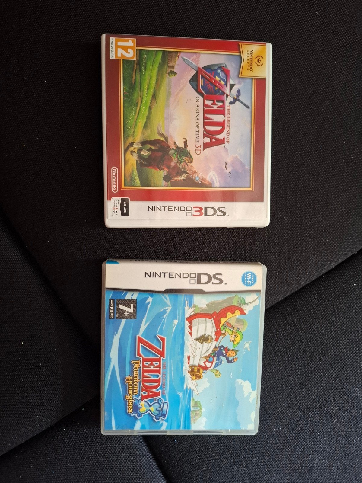 Nintendo ds 3ds Zelda Oscarina of Time & Phantom Hourglass, Avontuur en Actie, 1 speler, Ophalen of Verzenden, Zo goed als nieuw