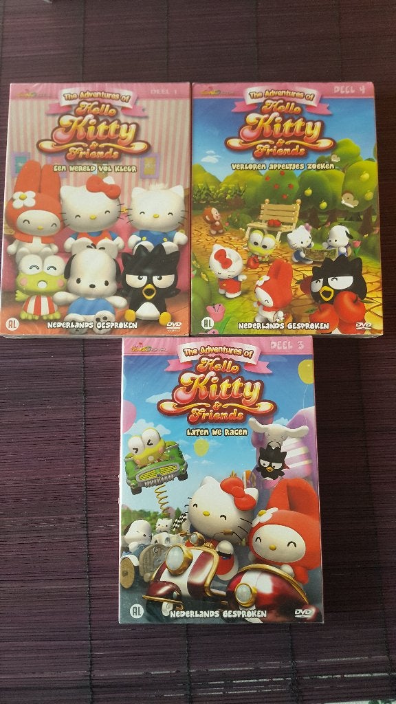 tekenfilms hello kitty , thomas , little people , D5, Alle leeftijden, Ophalen of Verzenden, Nieuw in verpakking, Amerikaans