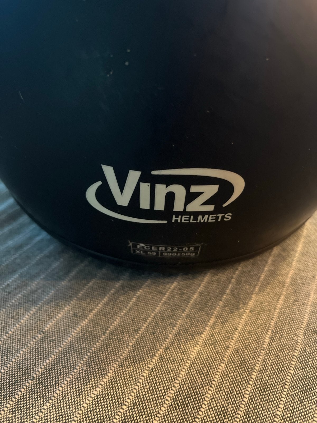 Vinz Scooterhelm Duoro Mat Zwart - Maat XL, Ophalen of Verzenden, Zo goed als nieuw, Extra large of groter