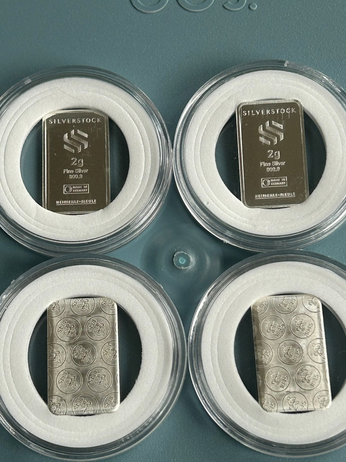 2 gram zilver Heimerle Meule in capsule., Verzenden, Zilver