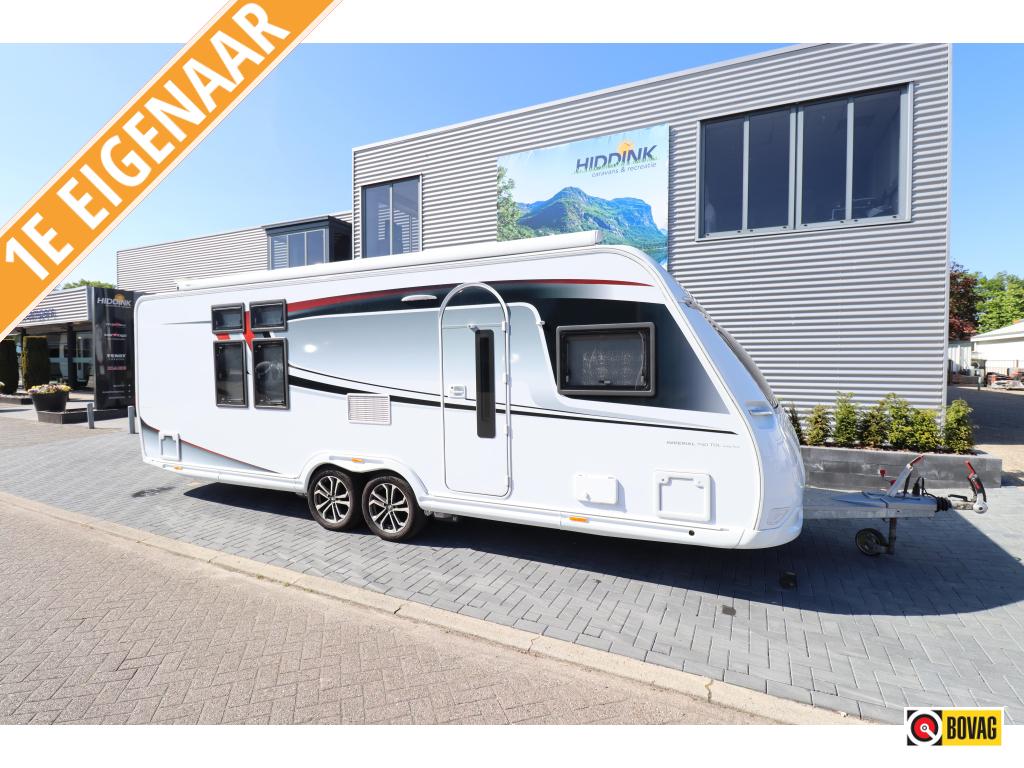 Kabe Imperial 740 TDL KS zeer compleet! E&P, Caravans en Kamperen, Rondzit, Schokbreker, 7 tot 8 meter, Bedrijf