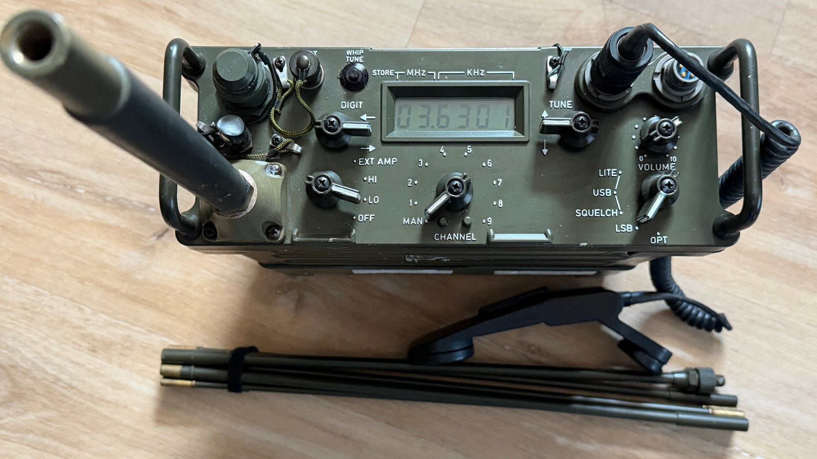 Prc-1099 hf manpack, Ophalen of Verzenden, Gebruikt, Zender en Ontvanger