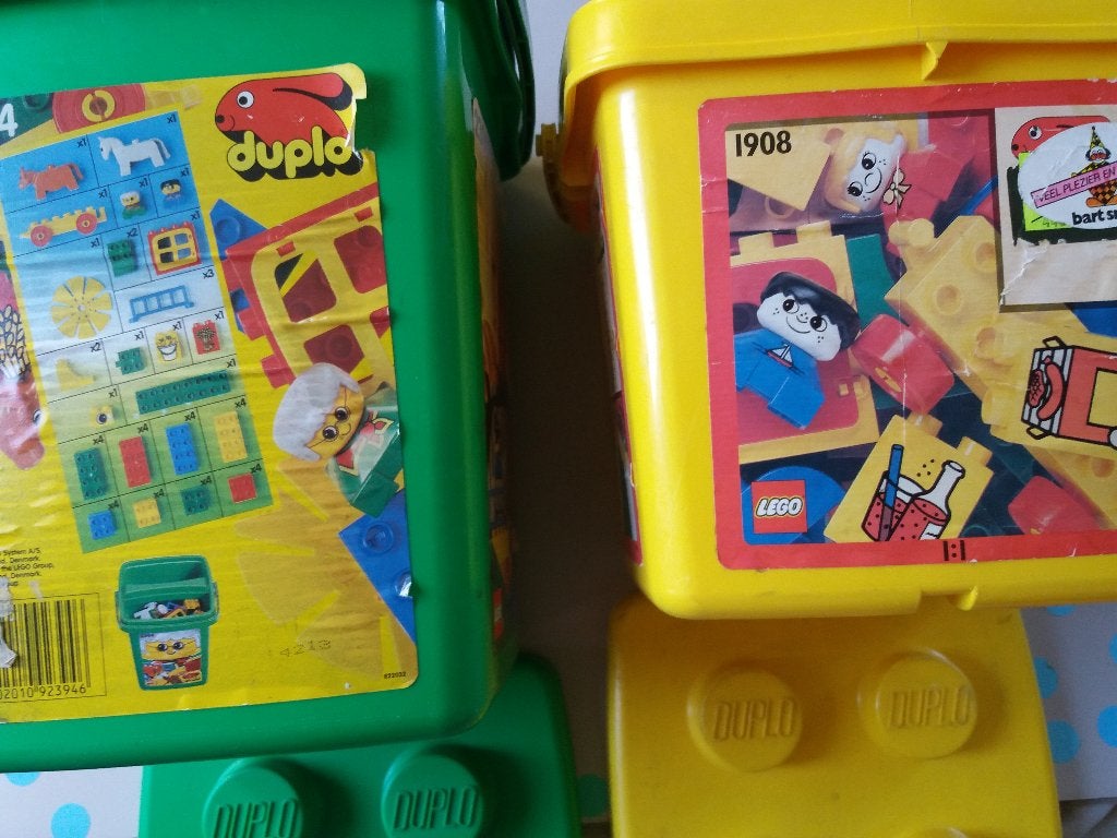 LEGO DUPLO - EMMERS - BLOKKEN -TREIN - RAILS - DIEREN, Ophalen of Verzenden, Gebruikt, Bouwen