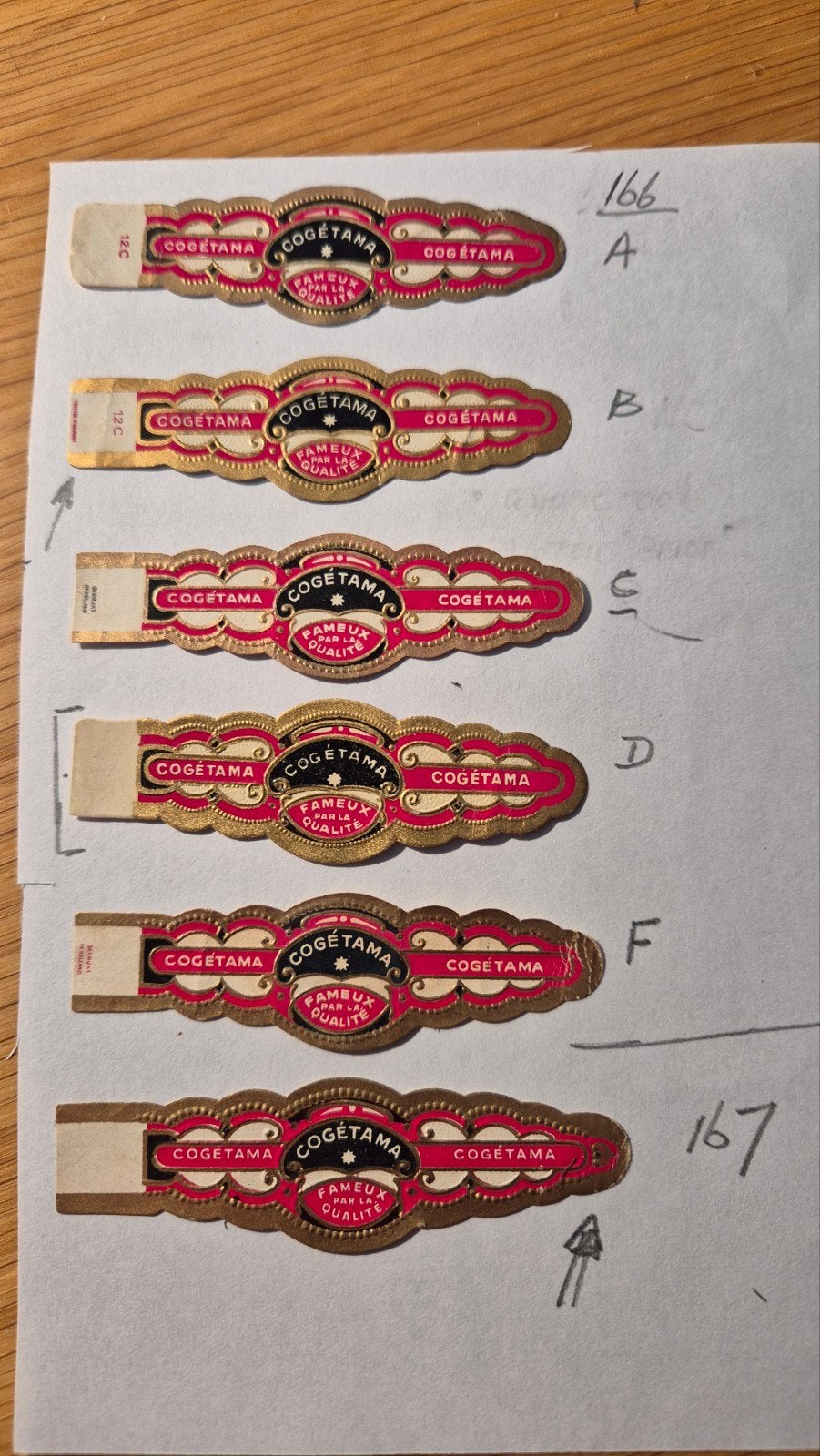Sigarenbanden, Ophalen, Zo goed als nieuw, Sigarenbandjes