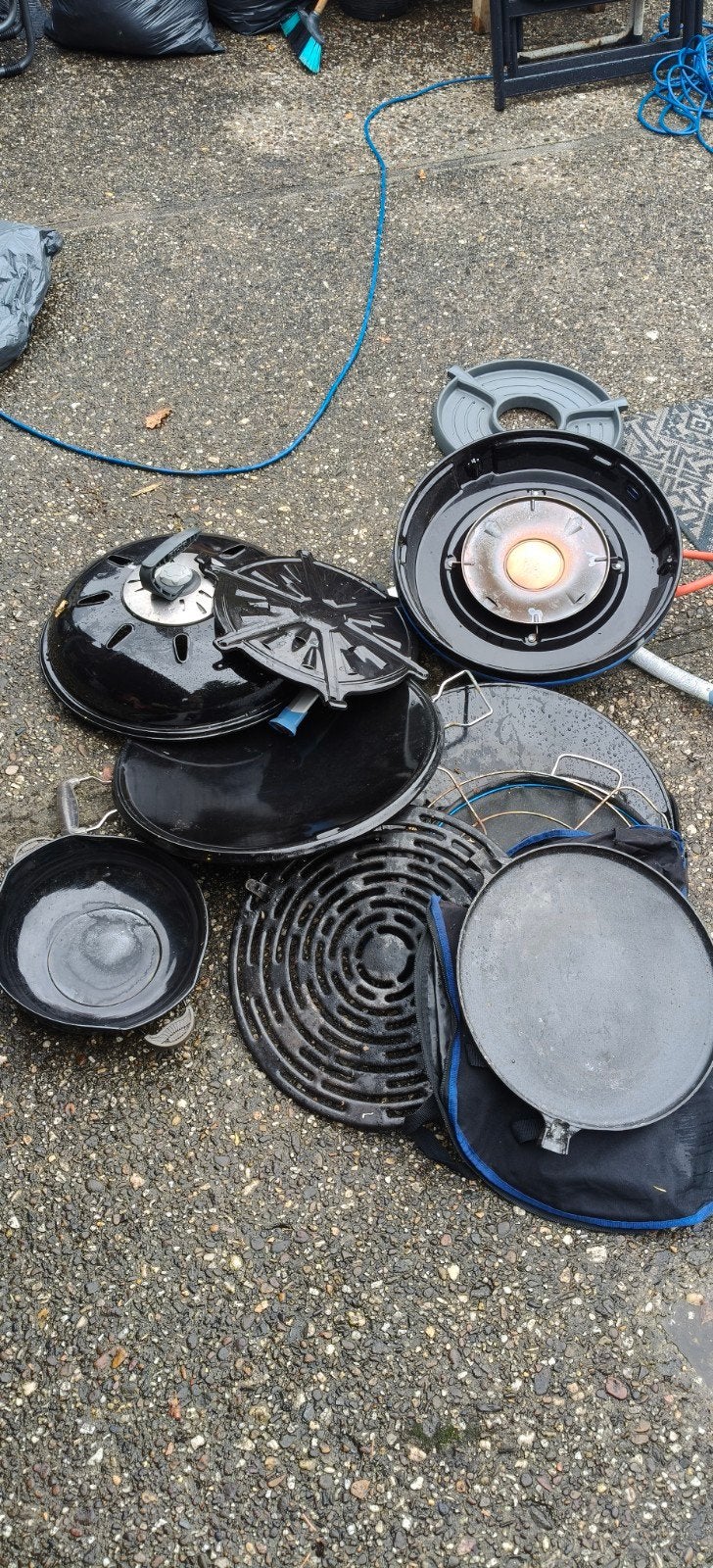 Cadac gasbarbecue met veel nieuwe onderdelen en paellapan, Ophalen of Verzenden