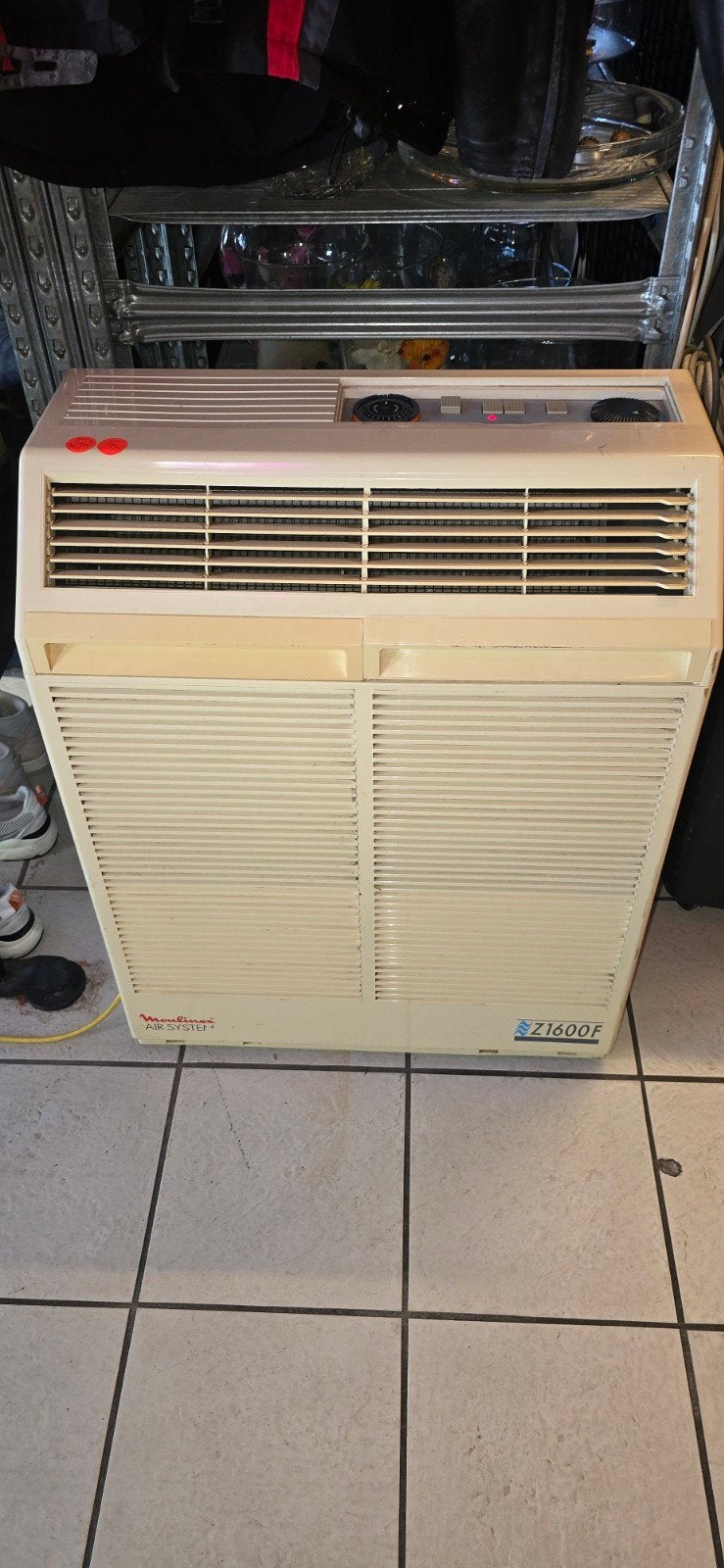 Goed werkende Moulinex grote mobiele airco, Ophalen, Gebruikt, Minder dan 60 m³, 3 snelheden of meer