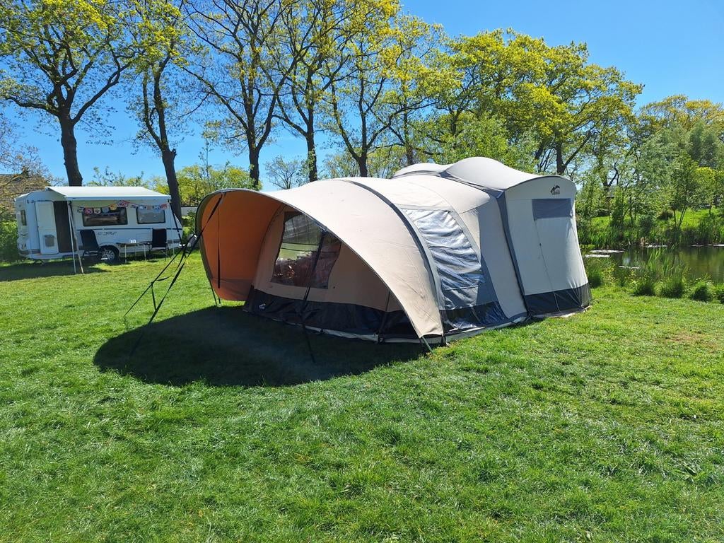 Cabanon Manga Vouwwagen uit 2013, Caravans en Kamperen, Ophalen, Beige, Cabanon, Tot en met 6