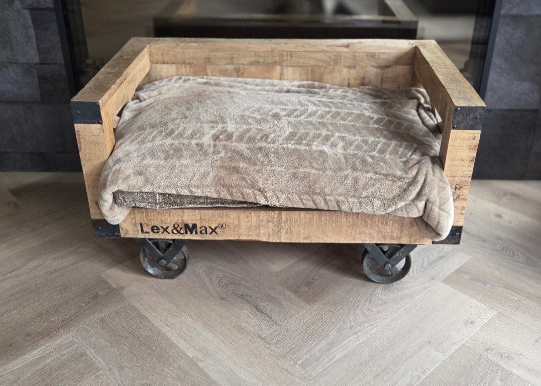 prachtige hondenmand LEX&MAX, Ophalen, Zo goed als nieuw, Riet