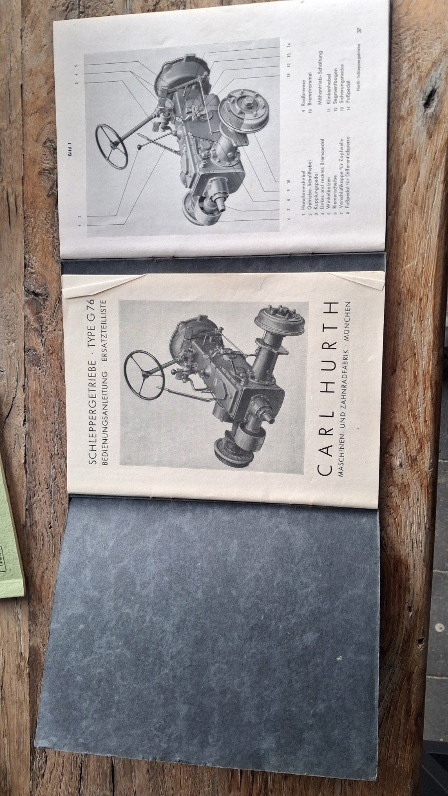 Handleiding en onderdelenboek Hurth G76, Ophalen of Verzenden, Gelezen