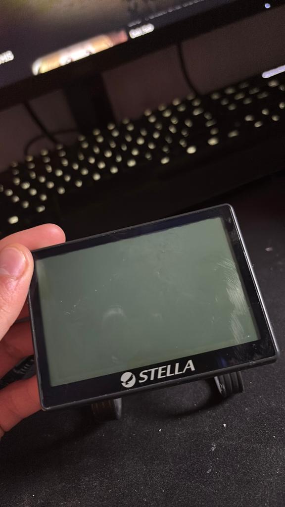 Stella E-bike Display met Kabel en Houder, Fietsen en Brommers, Fietsaccessoires | Fietscomputers, Ophalen of Verzenden, Gebruikt