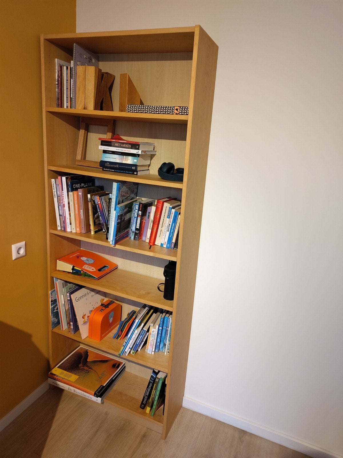 Billy boekenkast in prima staat, Ophalen, Met plank(en), Gebruikt, 200 cm of meer