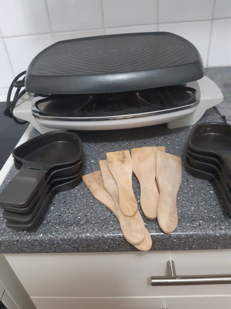 Gourmetstel Tefal, Witgoed en Apparatuur, Gourmetstellen, Ophalen, Gebruikt, 4 t/m 7 personen