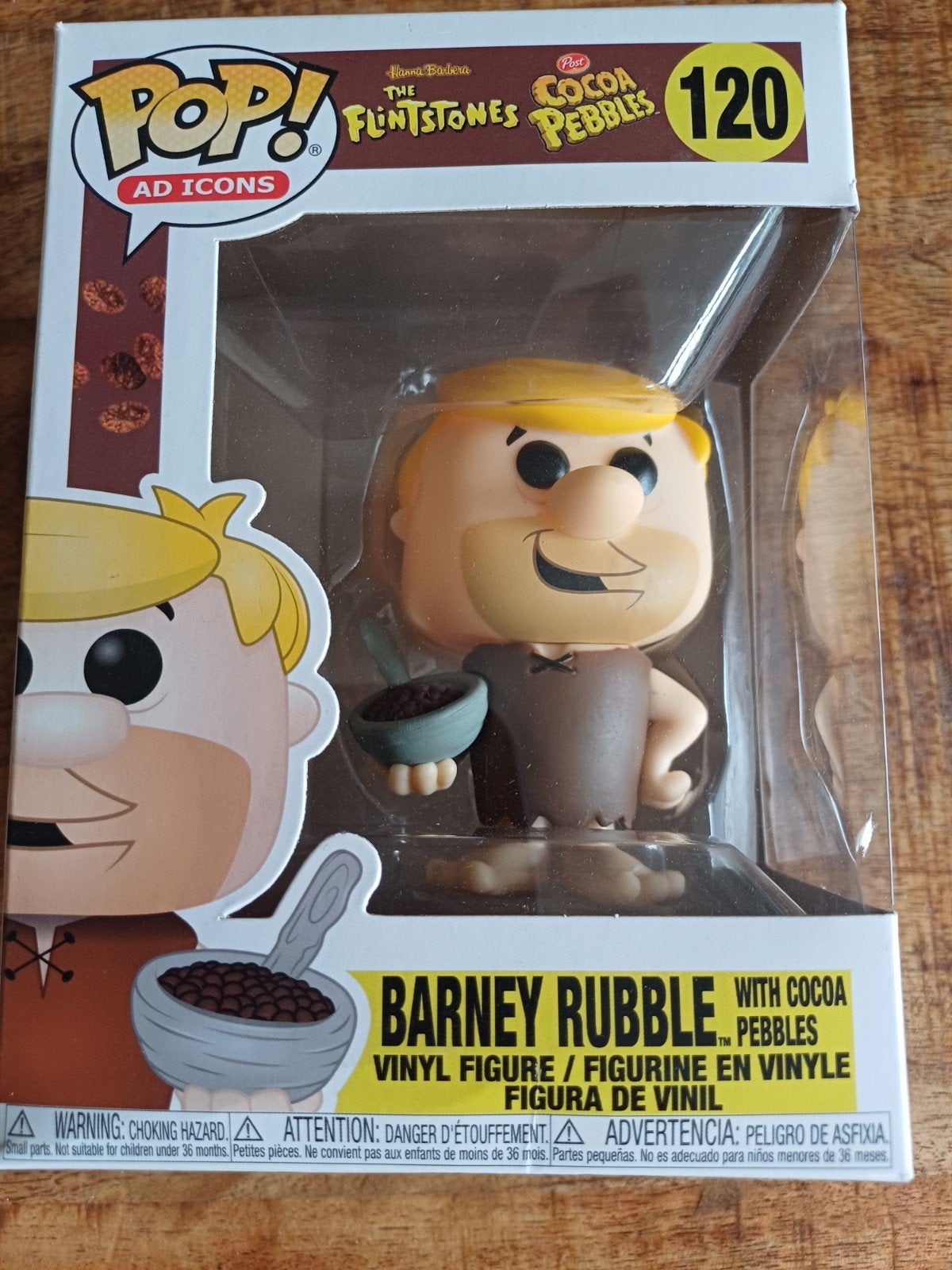 Funko Pop! Ad Icons: The Flintstones x Cocoa Pebbles- Barney, Verzamelen, Ophalen of Verzenden, Nieuw