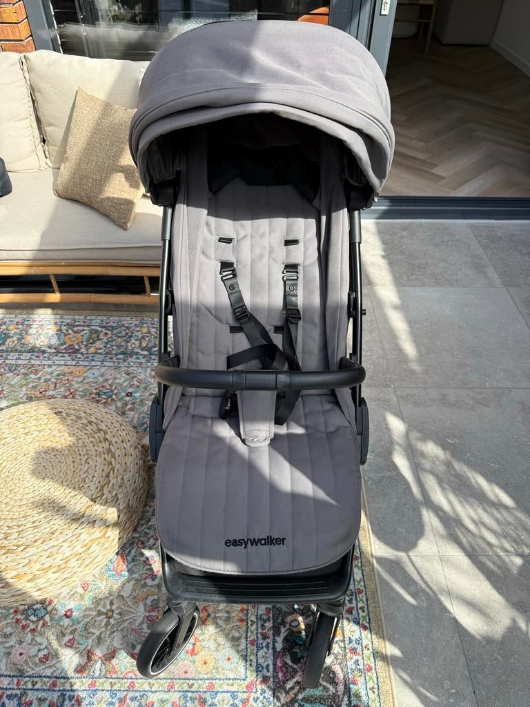 Easywalker kinderwagen grijs, Zo goed als nieuw, Kinderwagen, Overige merken, Verstelbare duwstang