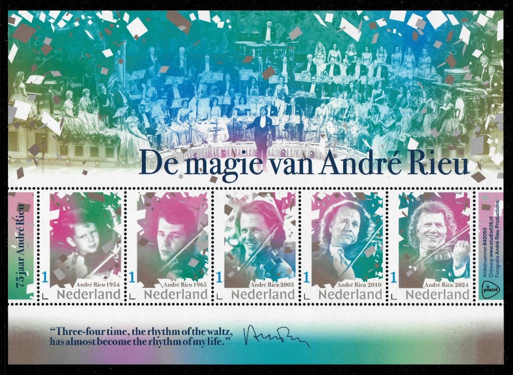 Jaar 2024 NVPH nnb De magie van André Rieu., Postzegels en Munten, Ophalen of Verzenden, Na 1940, Postfris