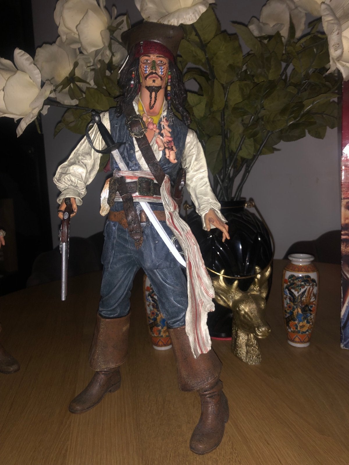 NECA Jack Sparrow figure - Pirates of the Caribbean 47 cm, Ophalen of Verzenden, Zo goed als nieuw
