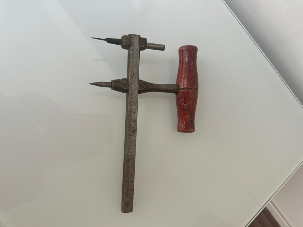 Vintage pakkingsnijder of cirkelsnijder, Ophalen of Verzenden