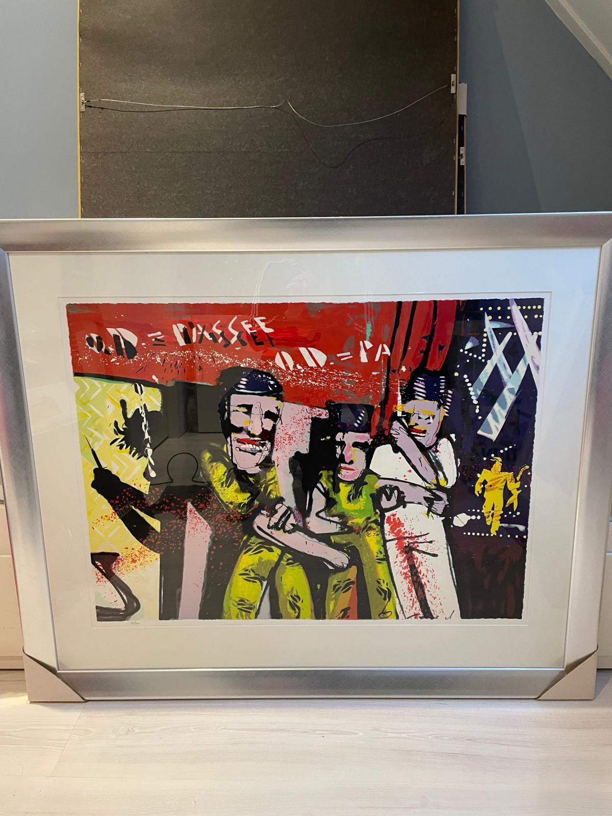 Herman Brood zeefdruk OD = Passee 90/200, Antiek en Kunst, Ophalen