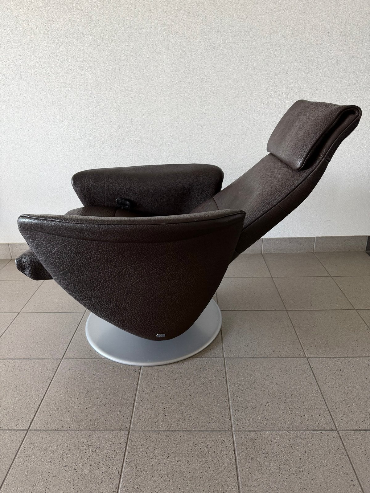 DeSede DS2850 zeldzame lerenfauteuil - Cigarro, Huis en Inrichting, Fauteuils, Ophalen, Gebruikt, DeSede DS, buffel leer, bruin, van Til, draaibaar