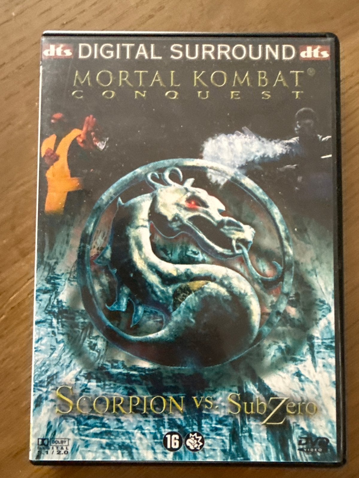 Mortal Kombat Conquest DVD - Scorpion vs. Sub-Zero, Gebruikt, Vanaf 16 jaar, Actie, Ophalen of Verzenden