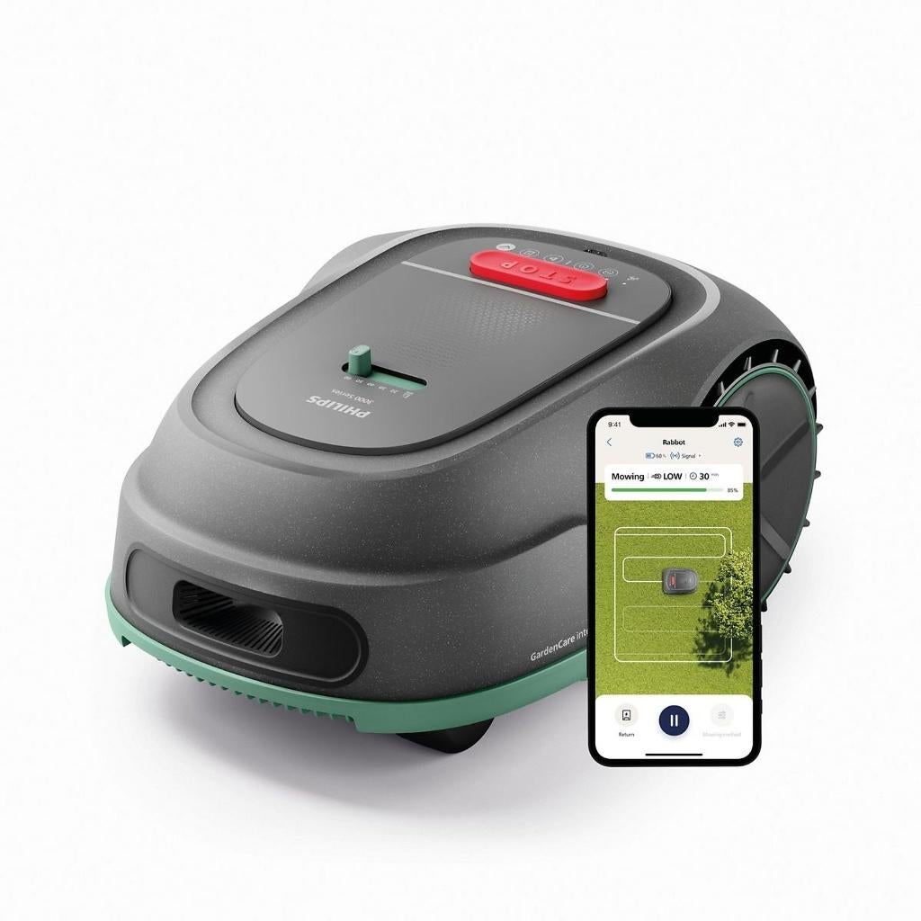 Nieuw: Philips robotmaaier met GPS, nu 50% KORTING, Tuin en Terras, Grasmaaiers, Ophalen, Philips, Minder dan 30 cm, Accu-grasmaaier