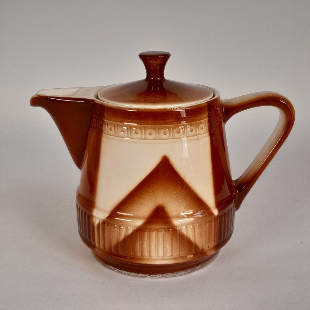 Antieke Bunzlau koffiepot of theepot - Art Deco 1920's, Antiek en Kunst, Ophalen of Verzenden