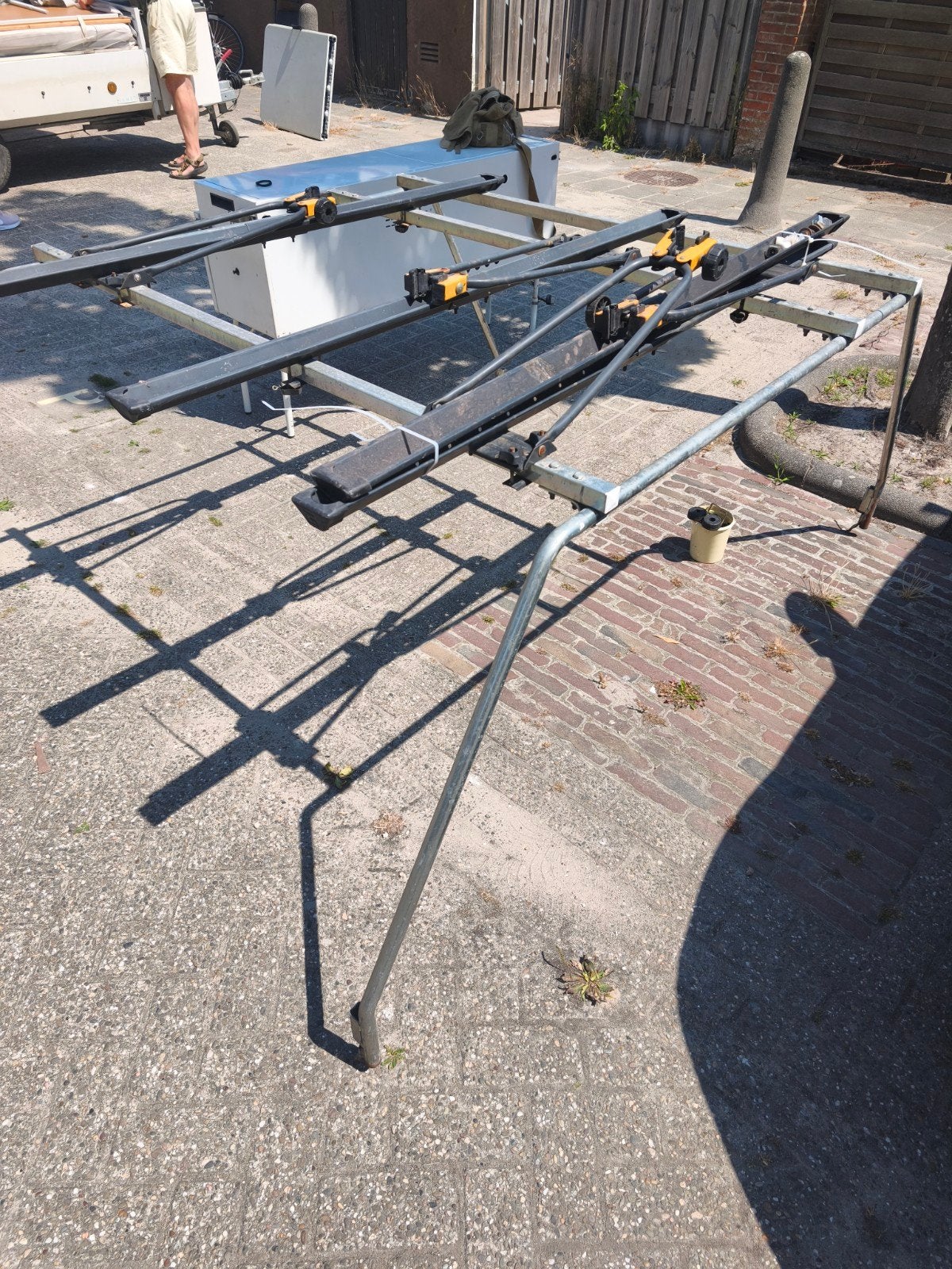 Fietsendrager voor vouwwagen (Jamet), inklapbaar, Auto diversen, Fietsendragers, Ophalen