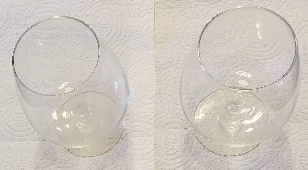 Te Koop: Twee cognac glazen. , Verzamelen, Glas en Borrelglaasjes, Gebruikt, Overige typen, Ophalen of Verzenden