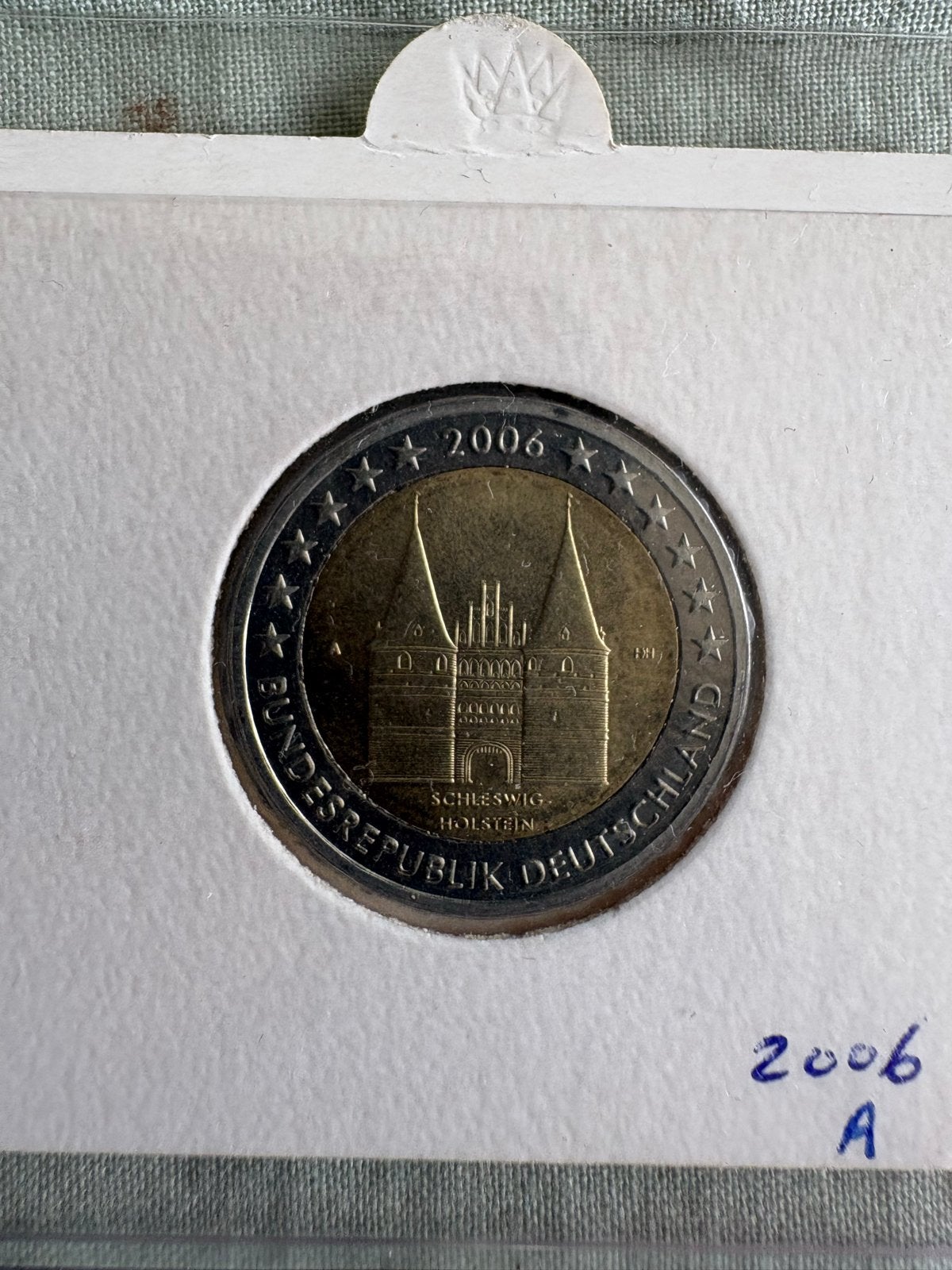 2 Euro munt Duitsland 2006 Schleswig-Holstein, Ophalen of Verzenden, Duitsland, 2 euro, Losse munt