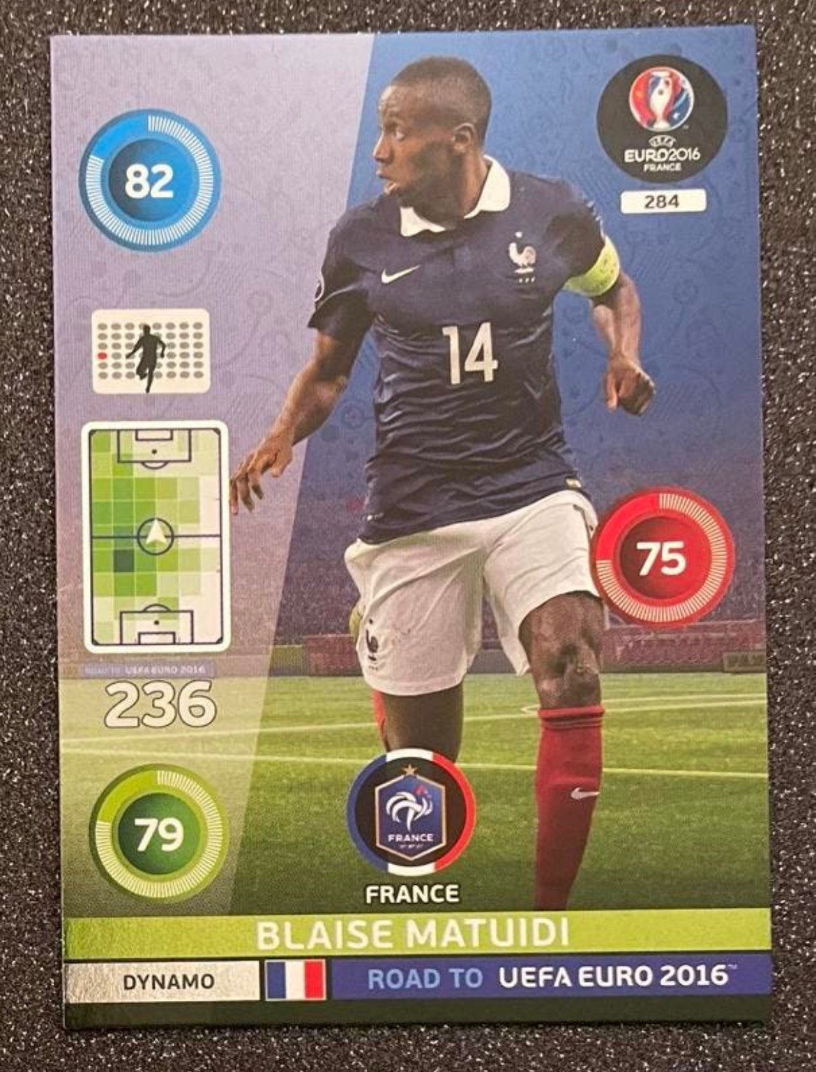 Panini EURO 2016    DYNAMO    BLAISE MATUIDI    FRANCE, Verzenden, Zo goed als nieuw, Sticker