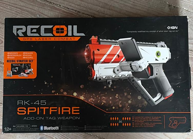 8x Recoil Spitfire Laser Tag Wapens met Doos, Ophalen, Gebruikt