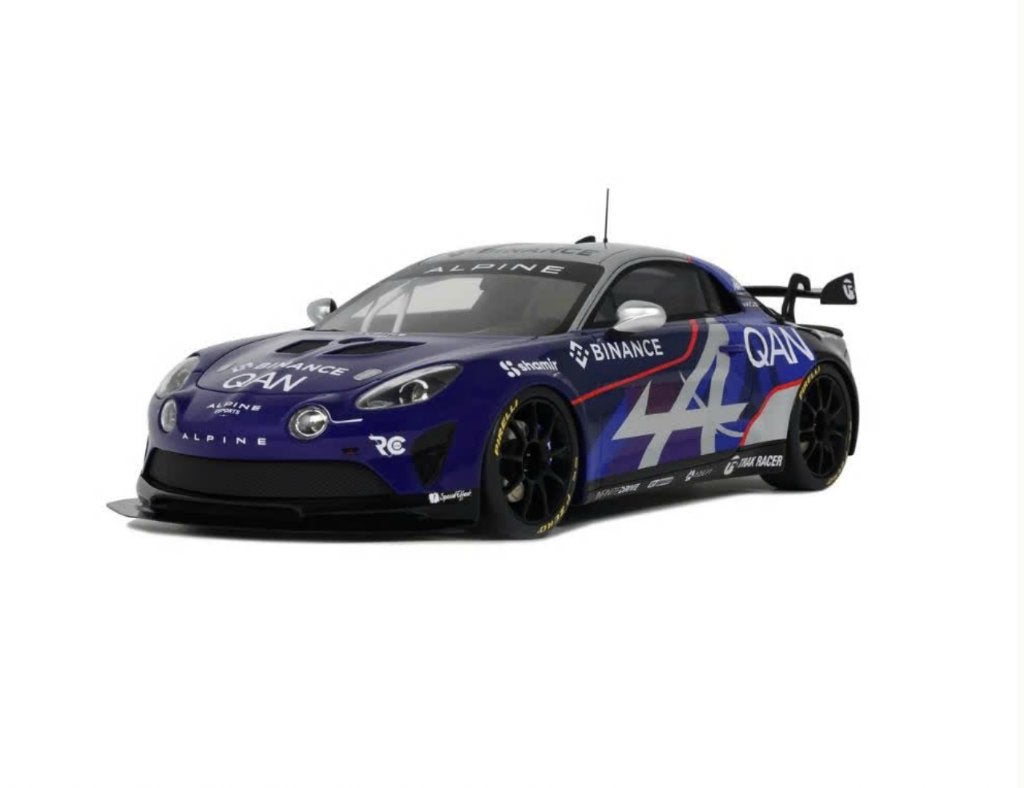 ALPINE A110 GT4 EVO Blauw '24 OTTO MOBILE SCHAAL 1/18 OT1160