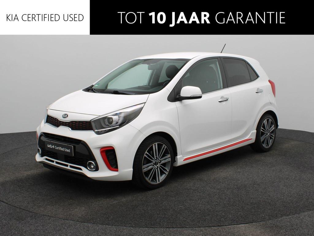 Kia Picanto 1.2 CVVT GT-Line | Dealeronderhouden| Carplay |, Gebruikt, Euro 6, 4 cilinders, Wit
