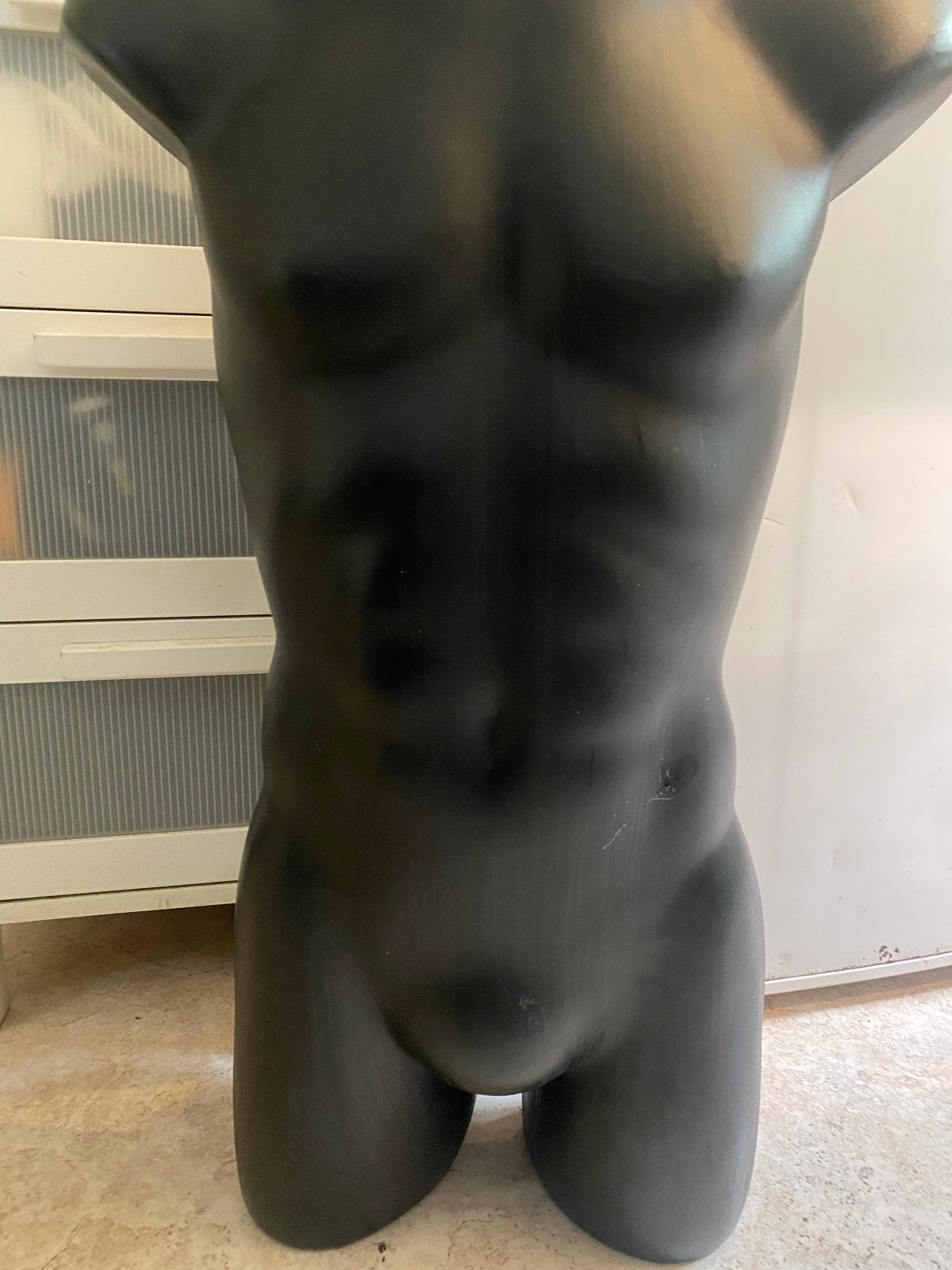 Zwart Mannequin Torso - Perfect voor Presentatie, Ophalen of Verzenden