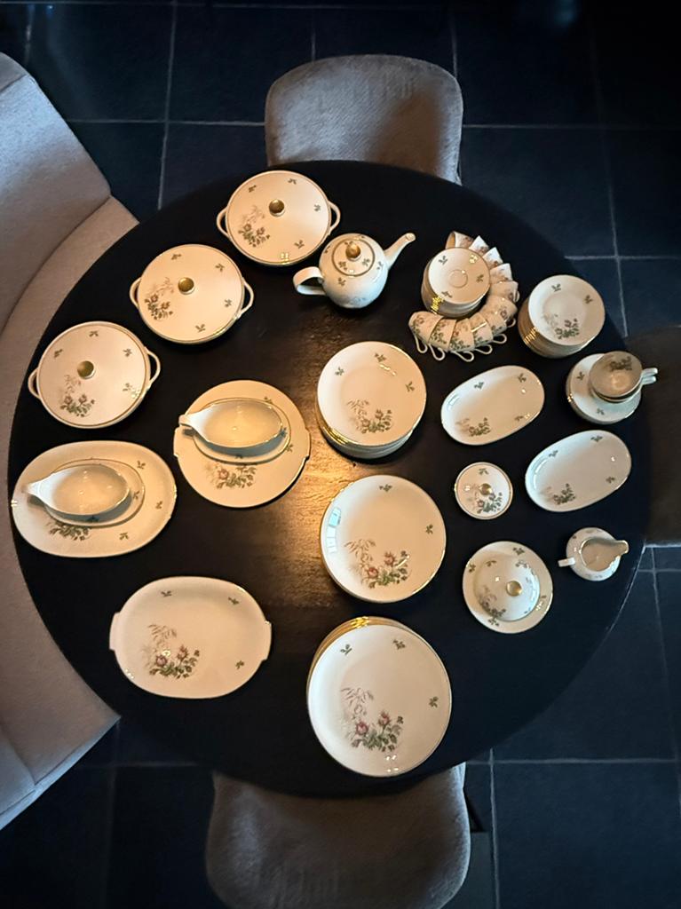 Servies Heinrich H&C Bavaria “Moss Rose”, Antiek en Kunst, Ophalen of Verzenden