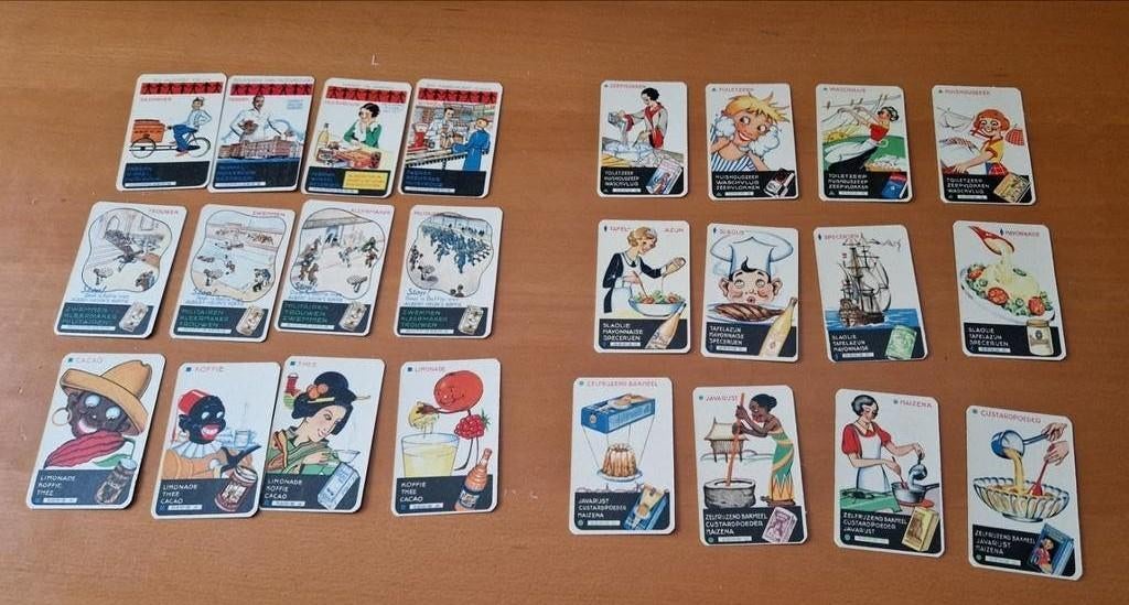 Vintage Albert Heijn Boffie Kwartetspel, Hobby en Vrije tijd, Gezelschapsspellen | Kaartspellen, Gebruikt, Drie of vier spelers